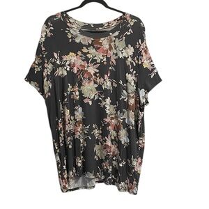 MAURICES 24/7 WOMENS SHORT SLEEVE TOP PLUS SIZE 3X